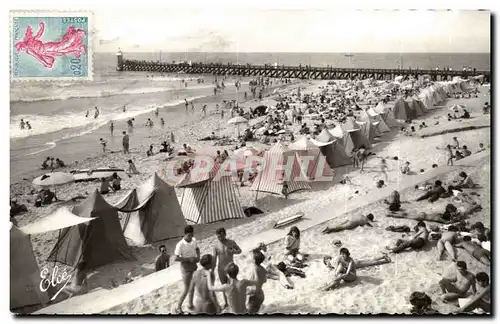 Capbreton Moderne Karte La plage et la jetee