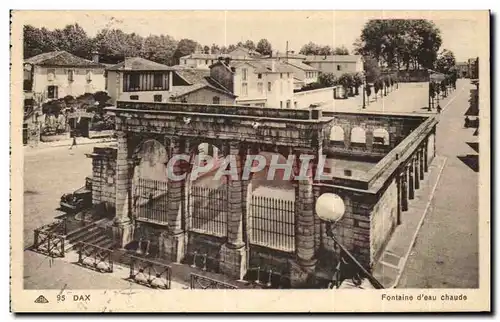 Dax Cartes postales Fontaine d'eau chaude