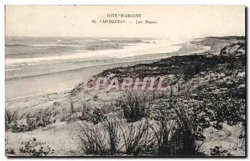 Cartes postales Capbreton Les dunes