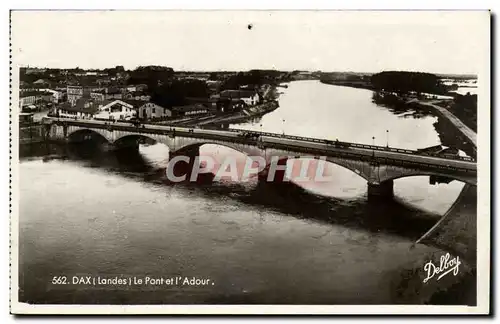 Dax Ansichtskarte AK Le pont et l&#39adour