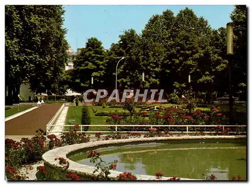 Moderne Karte Dax Les jardins fleuris sur le bord de l&#39Adour et le nouveau bassin