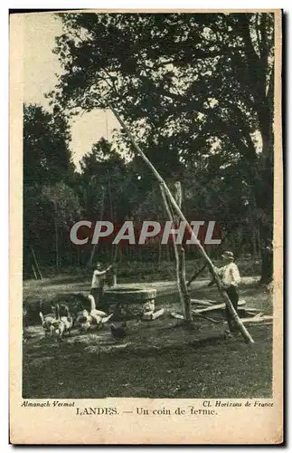 Landes Cartes postales Un coin de ferme