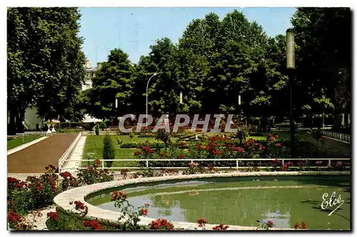 Dax Moderne Karte Les jardins fleuris sur le bord de l&#39Adour et le nouveau bassin