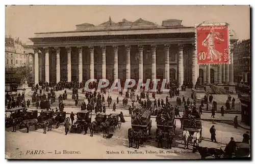 Paris Cartes postales La Bourse