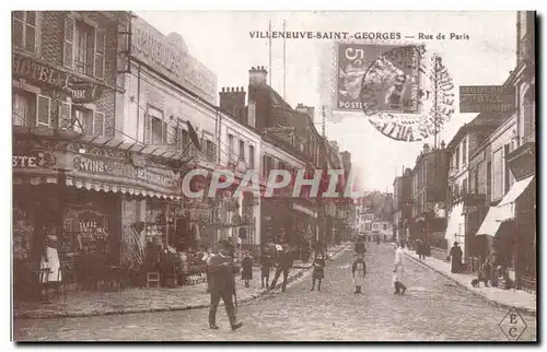 REPRODUCTION Villeneuve St Georges Rue de Paris