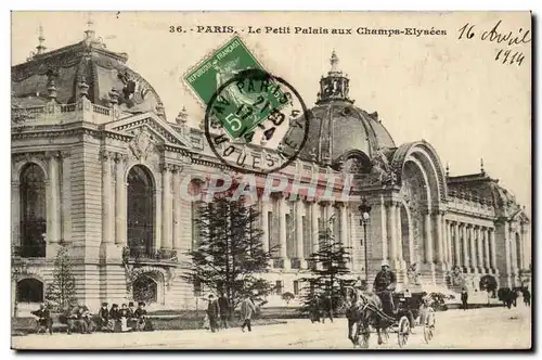 Paris Cartes postales Le petit palais axu Champs Elysees