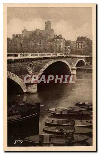 Paris Ansichtskarte AK Le pont Louis Philippe