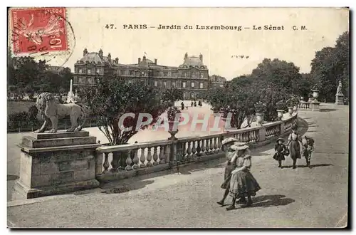 Paris Ansichtskarte AK Jardin du Luxembourg Le Senat