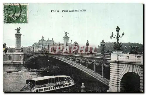 Paris Cartes postales Pont Alexandre III