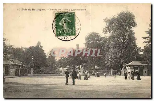 Paris Cartes postales Bois de Boulogne entree du jardin d&#39acclimatation