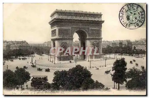 Paris Cartes postales Arc de triomphe