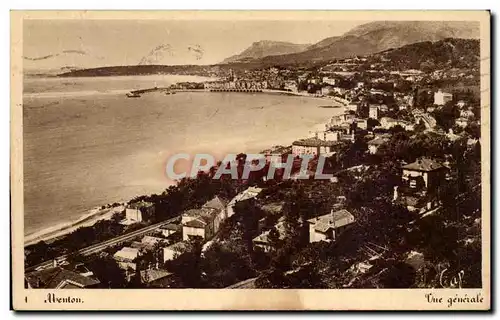 Menton Cartes postales Vue generale