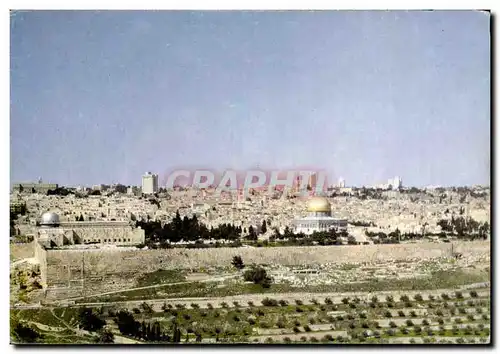 Israel Cartes postales moderne seen from Mt Olives