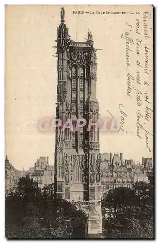 Paris Cartes postales Tour Saint Jacques