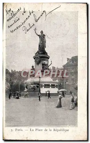 Paris Cartes postales Place de la Republique