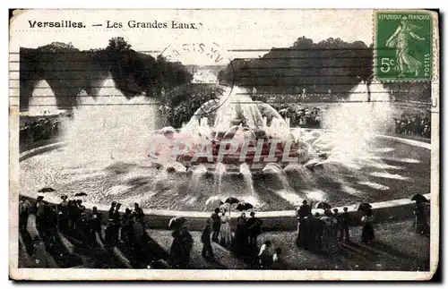 Versailles Cartes postales Les grandes eaux