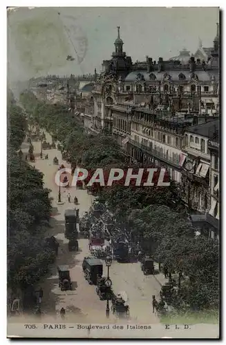 Paris Cartes postales Boulevard des Italiens