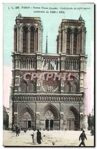 Paris Cartes postales Eglise Notre Dame