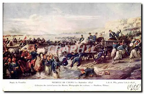 Musee de Versailles Cartes postales Bataille de l&#39Alma (septembre 1854)