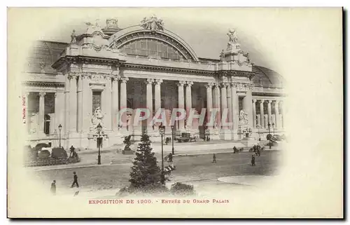 Paris Ansichtskarte AK Exposition de 1900 Entree du grand palais