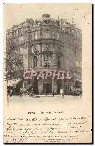 Paris Ansichtskarte AK Theatre du Vaudeville