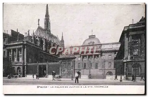 Paris Cartes postales Palais de justice et la Sainte Chapelle