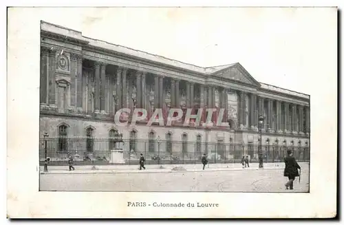 Paris Ansichtskarte AK Colonnade du louvre