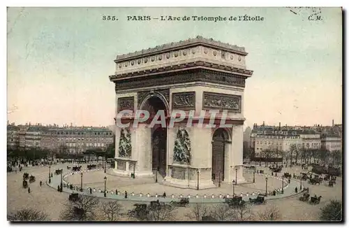 Paris Cartes postales Arc de Triomphe de l&#39etoile