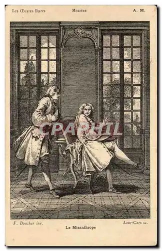 Cartes postales Theatre Moliere La misanthrope
