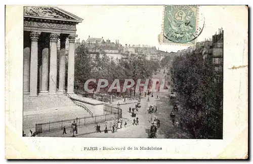 Paris Cartes postales Boulevard de la Madeleine