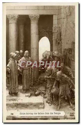 Cartes postales Christ driving the sellers from the temple