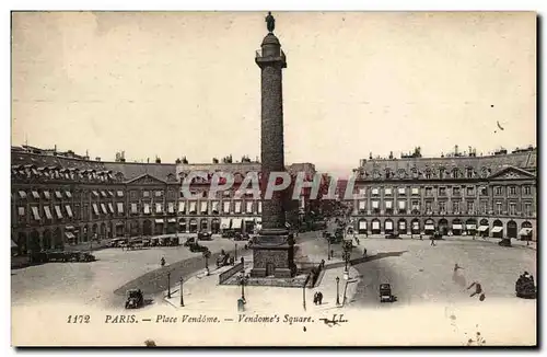 Paris Cartes postales Place Vendome