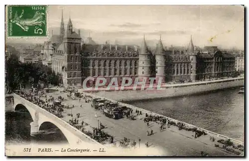 Paris Cartes postales la conciergerie