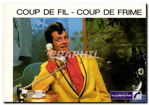Cartes postales moderne Coup de fil Coup de Frime PTT 1986
