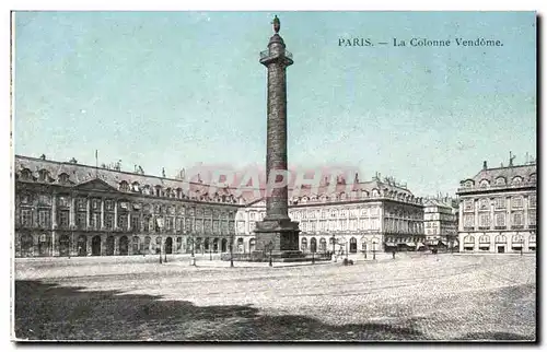 Paris Cartes postales La colonne Vendome