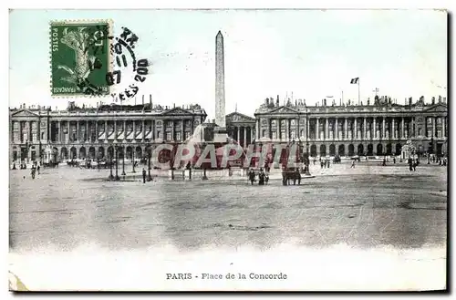 Paris Cartes postales Place de la concorde