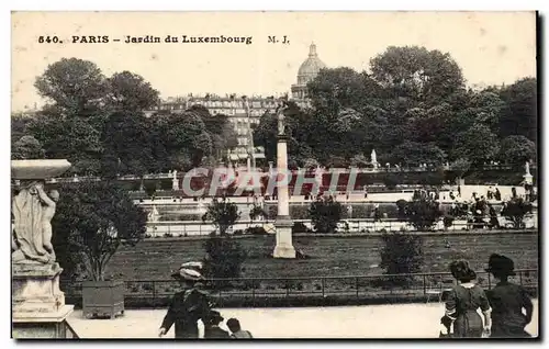 Paris Cartes postales Jardin du Luxembourg