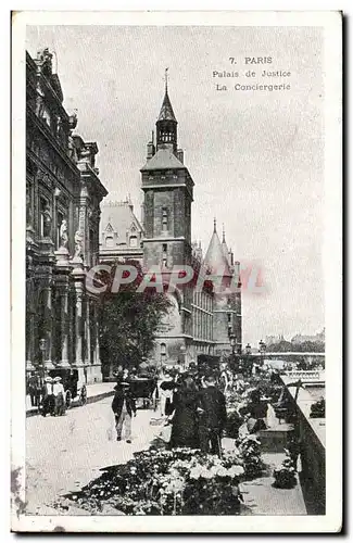 Paris Ansichtskarte AK Palais de justice La conciergerie