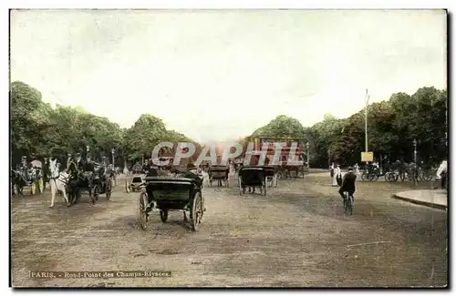 Paris Ansichtskarte AK Rond point des Champs Elysees