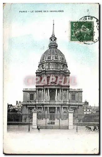 Paris Ansichtskarte AK Dome des Invalides