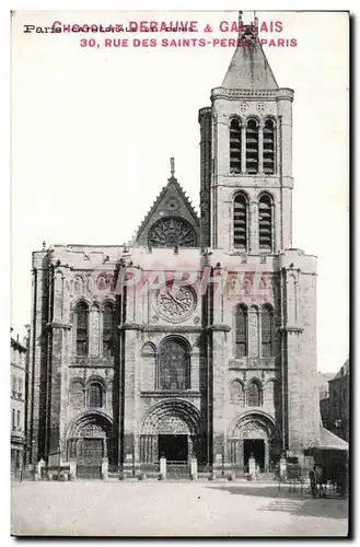 Paris Ansichtskarte AK Cathedrale St Denis (chocolat Debauve & Gallais)