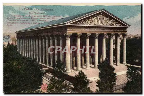 Paris Cartes postales La madeleine