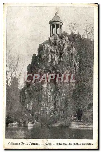 Paris Ansichtskarte AK Belvedere des Buttes Chaumont