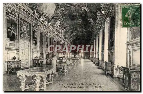 Paris Cartes postales Musee du Louvre La galerie d&#39Apollon