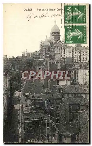 Paris Cartes postales Vue sur le SAcre Coeur Montmartre