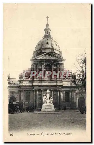 Paris Ansichtskarte AK Eglise de la Sorbonne