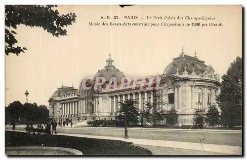 Paris Ansichtskarte AK Le petit palais des Champs Elysees Musee des Beaux Arts cosntruit pour l&#39exposition de