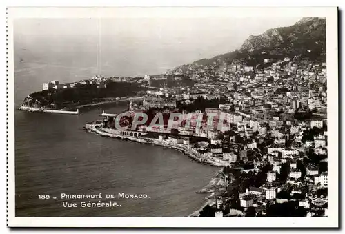 Cartes postales moderne principaute de Monaco Vue generale