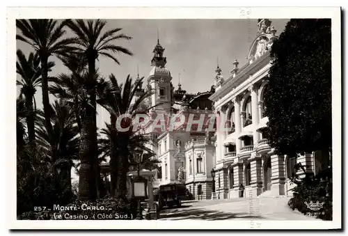 Cartes postales moderne principaute de Monaco Le casino (cote Sud)