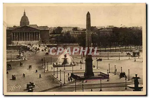 Paris Ansichtskarte AK Place de la Concorde Obelisque et Chambre des Deputes